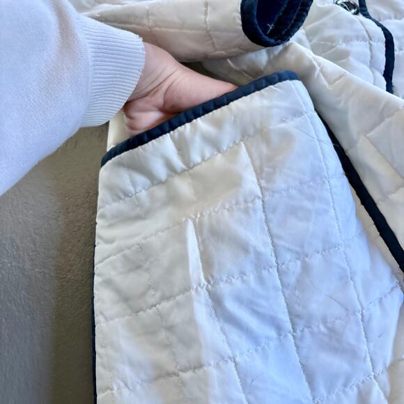 Vintage 70s White Bear of St. Paul Womens White Quilted Jacket Nylon Parka Retro - Picture 4 of 16